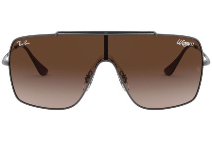 Slnečné okuliare Ray-Ban Wings II RB3697 004/13 Jednoliate | Shield Sivé