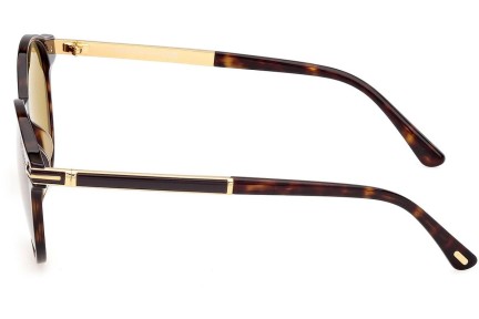 Slnečné okuliare Tom Ford Araki FT1184 52H Polarized Okrúhle Havana