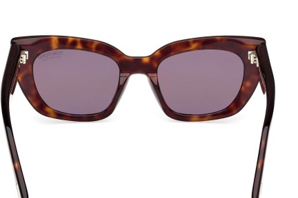 Slnečné okuliare Tom Ford Athena FT1190 52H Polarized Cat Eye Havana