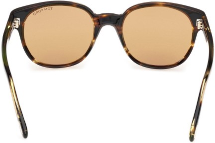 Slnečné okuliare Tom Ford Mert FT1180 52E Okrúhle Havana