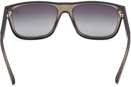 Slnečné okuliare Timberland TB00025 45D Polarized Squared Hnedé