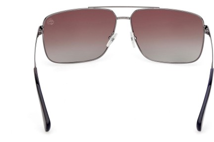 Slnečné okuliare Timberland TB00030 06H Polarized Pilot Strieborné