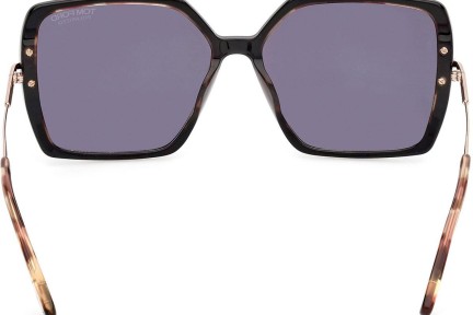 Slnečné okuliare Tom Ford FT1039 05D Polarized Squared Čierne