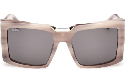 Slnečné okuliare Max Mara Spark 6 MM0124 60A Squared Hnedé