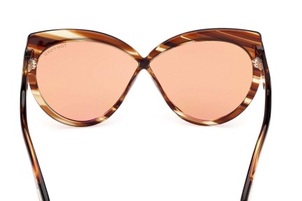 Slnečné okuliare Tom Ford Beatrice FT1196 53E Cat Eye Havana