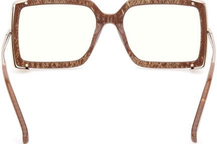 Okuliare Max Mara MM5155-B 056 Squared Hnedé