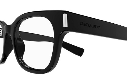 Okuliare Saint Laurent SL722 005 Squared Čierne