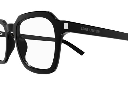 Okuliare Saint Laurent SL715SLIMOPT 001 Squared Čierne