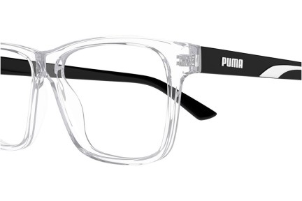 Okuliare Puma PU0470O 004 Squared Priehľadné