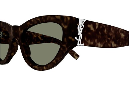 Slnečné okuliare Saint Laurent SLM94 008 Cat Eye Havana