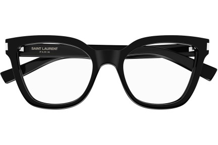 Okuliare Saint Laurent SL748 001 Squared Čierne