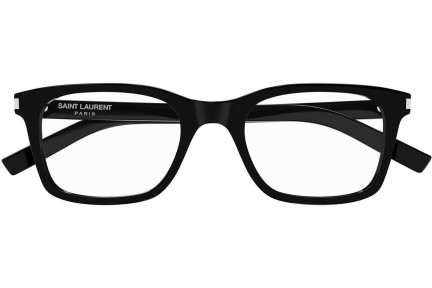 Okuliare Saint Laurent SL718SLIM 005 Squared Čierne