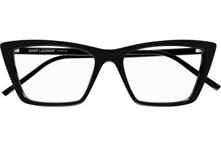 Okuliare Saint Laurent SL737MICATHINOPT 001 Cat Eye Čierne