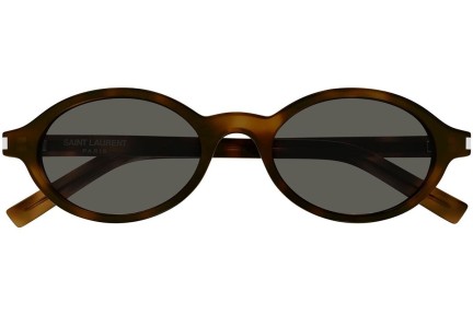 Slnečné okuliare Saint Laurent SL751JEANNE 003 Oválne Havana