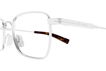 Okuliare Saint Laurent SL729 005 Squared Strieborné