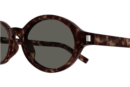 Slnečné okuliare Saint Laurent SL751JEANNE 002 Oválne Havana