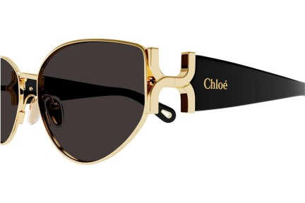 Slnečné okuliare Chloe CH0260S 001 Cat Eye Zlaté