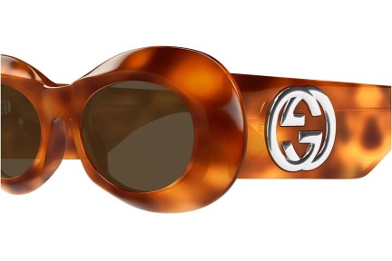 Slnečné okuliare Gucci GG1696S 002 Oválne Havana