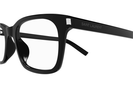 Okuliare Saint Laurent SL718SLIM 005 Squared Čierne