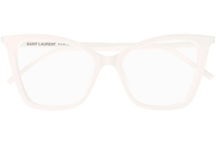 Okuliare Saint Laurent SL386 014 Cat Eye Biele