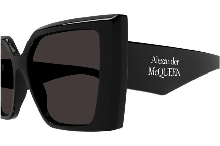 Slnečné okuliare Alexander McQueen AM0467S 001 Squared Čierne