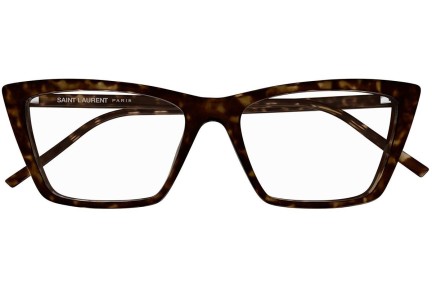 Okuliare Saint Laurent SL737MICATHINOPT 002 Cat Eye Havana