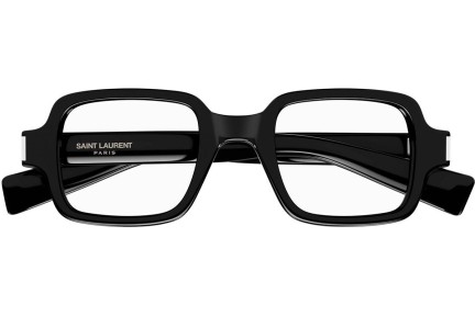 Okuliare Saint Laurent SL720OPT 001 Squared Čierne