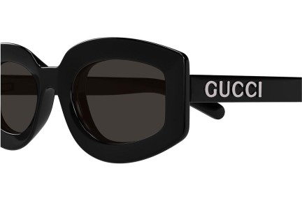 Slnečné okuliare Gucci GG1719S 001 Obdĺžníkové Čierne