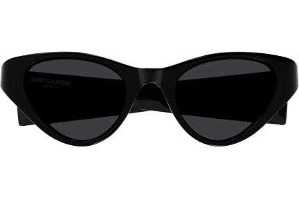 Slnečné okuliare Saint Laurent SLM144 001 Cat Eye Čierne