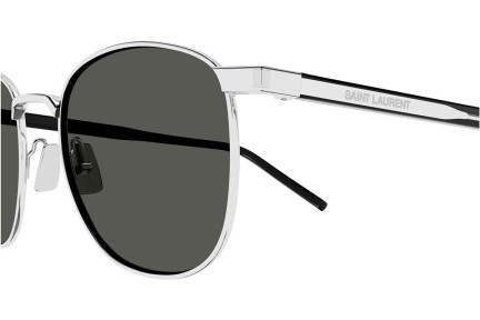 Slnečné okuliare Saint Laurent SL747 007 Squared Strieborné