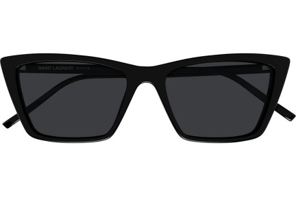 Slnečné okuliare Saint Laurent SL737MICATHIN 001 Cat Eye Čierne