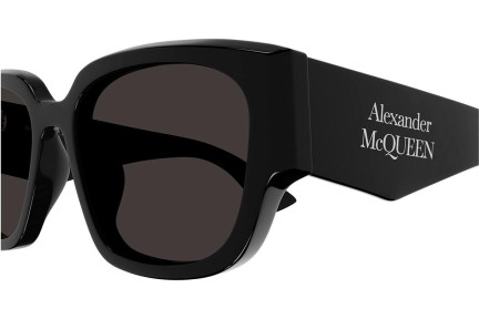 Slnečné okuliare Alexander McQueen AM0468S 001 Squared Čierne