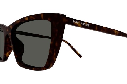 Slnečné okuliare Saint Laurent SL737MICATHIN 002 Cat Eye Havana