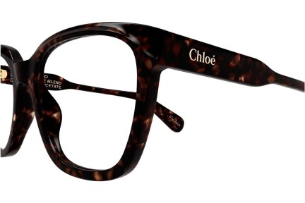 Okuliare Chloe CH0265O 002 Squared Havana