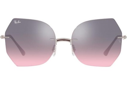 Slnečné okuliare Ray-Ban Titanium Collection RB8065 003/H9 Cat Eye Strieborné