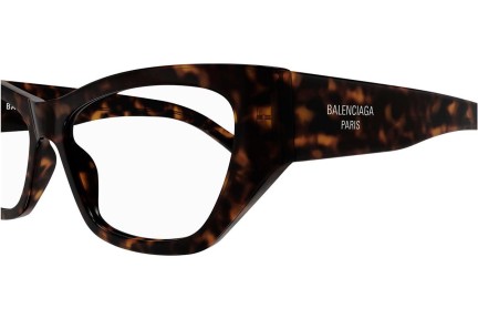 Okuliare Balenciaga BB0372O 002 Squared Havana