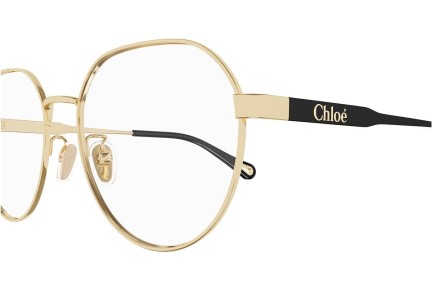 Okuliare Chloe CH0275OA 001 Okrúhle Zlaté