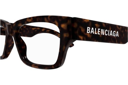 Okuliare Balenciaga BB0376O 002 Squared Havana