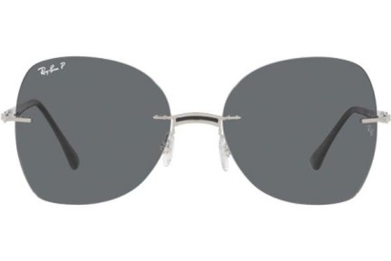 Slnečné okuliare Ray-Ban Titanium Collection RB8066 003/81 Polarized Squared Čierne