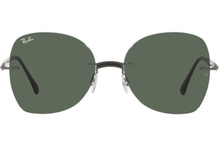 Slnečné okuliare Ray-Ban Titanium Collection RB8066 154/71 Squared Sivé