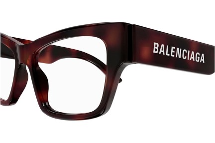 Okuliare Balenciaga BB0378O 002 Squared Havana