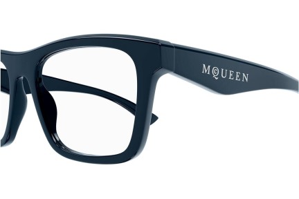 Okuliare Alexander McQueen AM0475O 008 Squared Modré