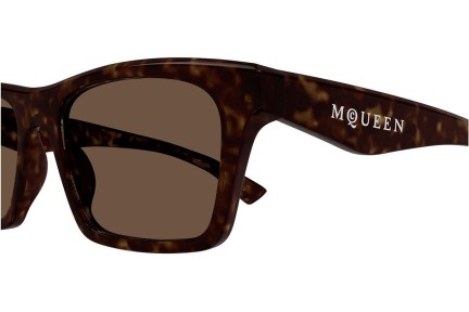 Slnečné okuliare Alexander McQueen AM0472S 002 Squared Havana