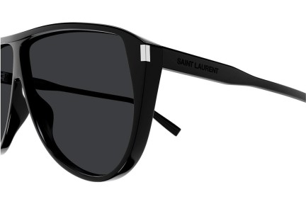 Slnečné okuliare Saint Laurent SL731GASPAR 002 Squared Čierne