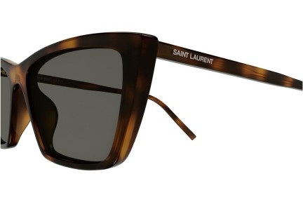 Slnečné okuliare Saint Laurent SL737MICATHIN 003 Cat Eye Havana