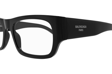 Okuliare Balenciaga BB0370O 001 Obdĺžníkové Čierne