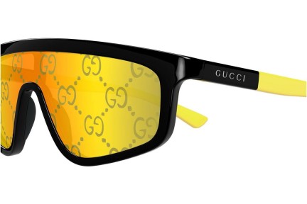 Slnečné okuliare Gucci GG1736S 004 Jednoliate | Shield Čierne