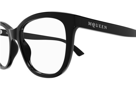 Okuliare Alexander McQueen AM0487O 001 Squared Čierne