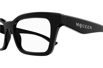 Okuliare Alexander McQueen AM0476O 001 Squared Čierne