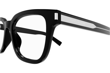 Okuliare Saint Laurent SL711OPT 001 Squared Čierne